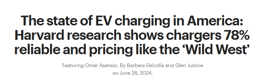 哈佛研究揭秘：美国公共充电桩损坏率高企 已成电气化过渡难题-第1张图片